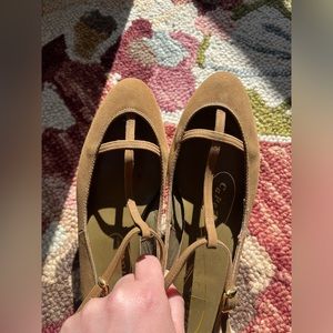 Vintage 60s Capezio T-Strap Ballet Flats